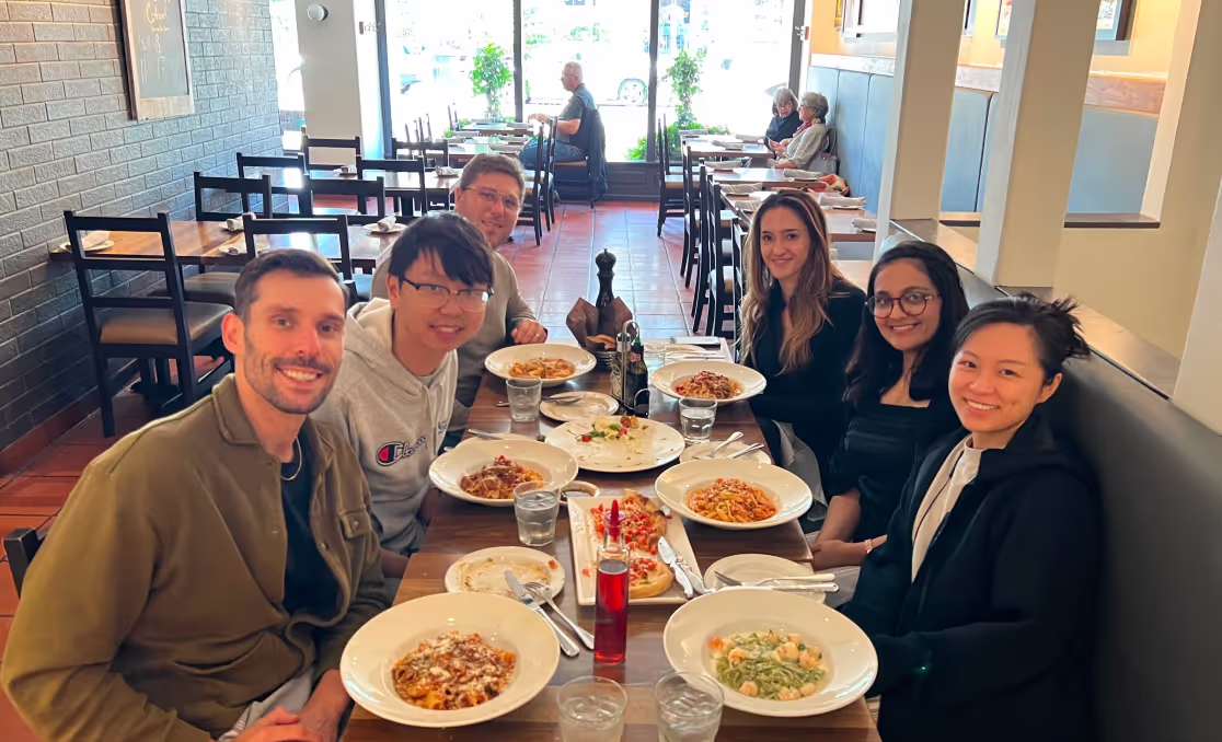 The ParagraphAI team out to lunch