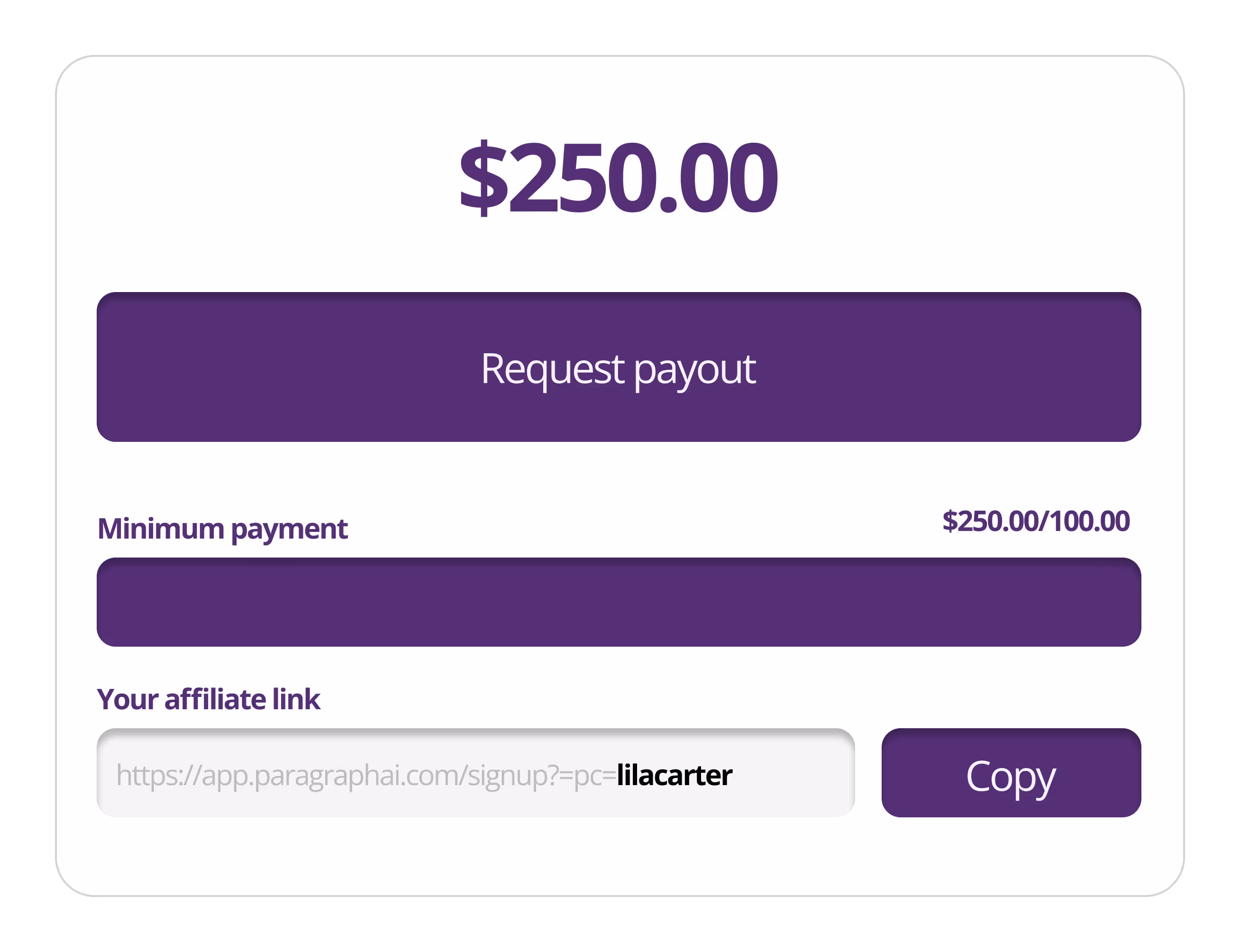 Purple payout icon